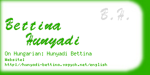 bettina hunyadi business card